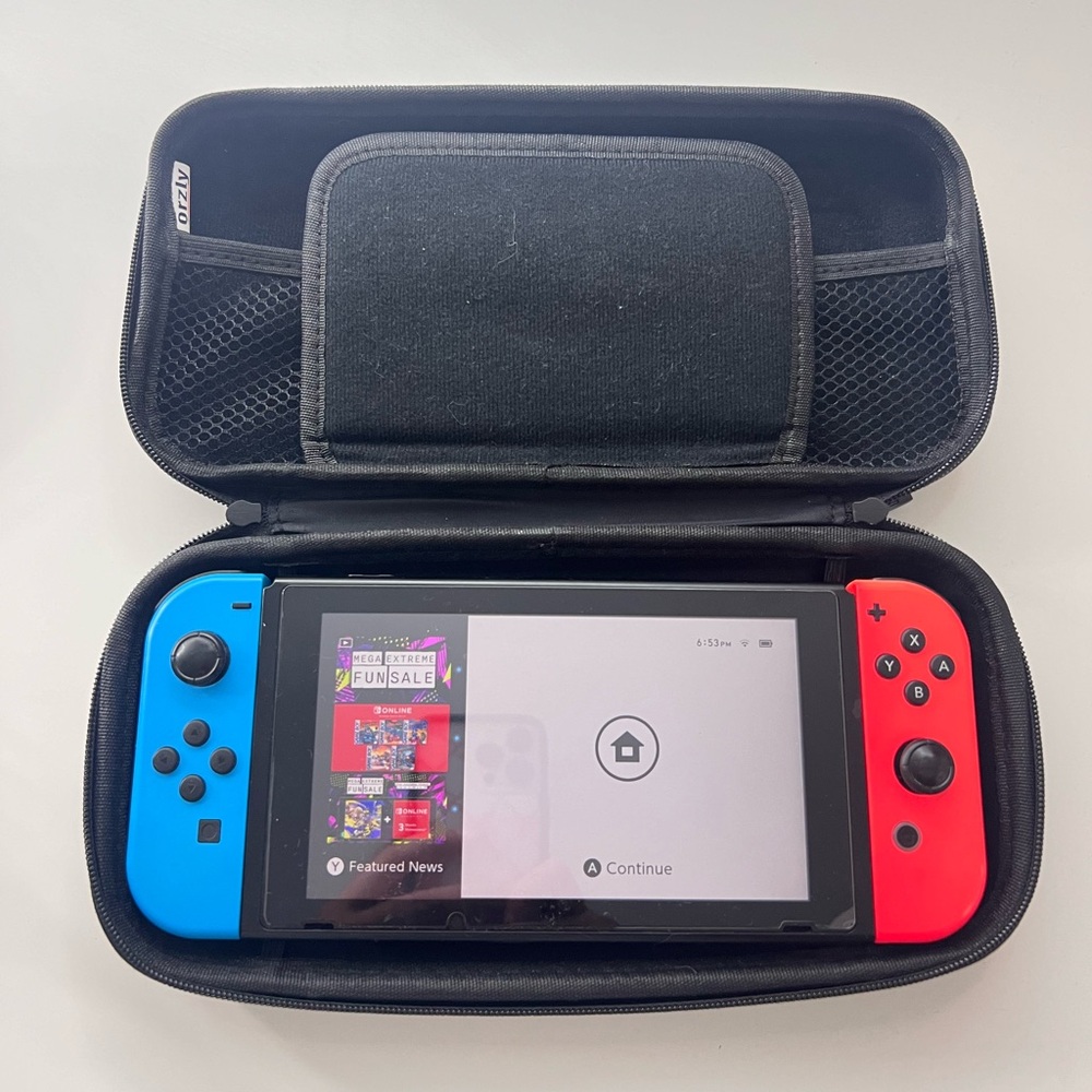 Nintendo Switch with extra accessories